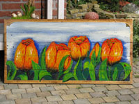 Oranje tulpen