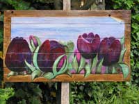 Paarse tulpen